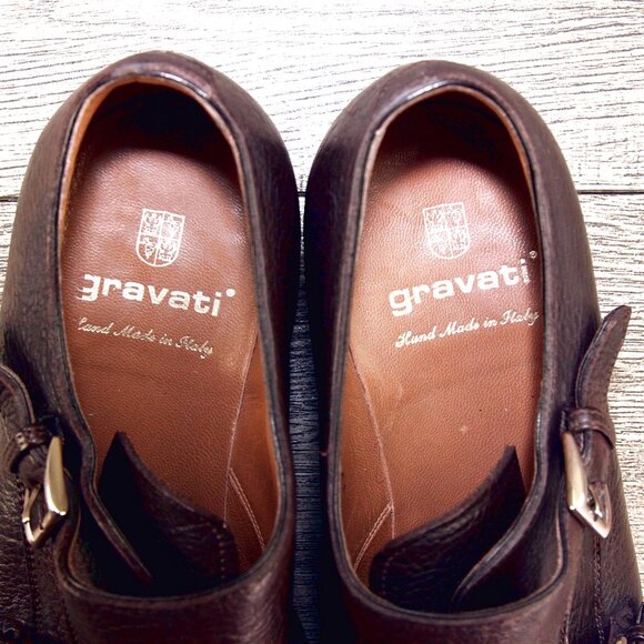 * worn 1x * $795 GRAVATI Neiman Marcus 7.5 M Genuine BISON 19061 * add $15 Trees main image 11